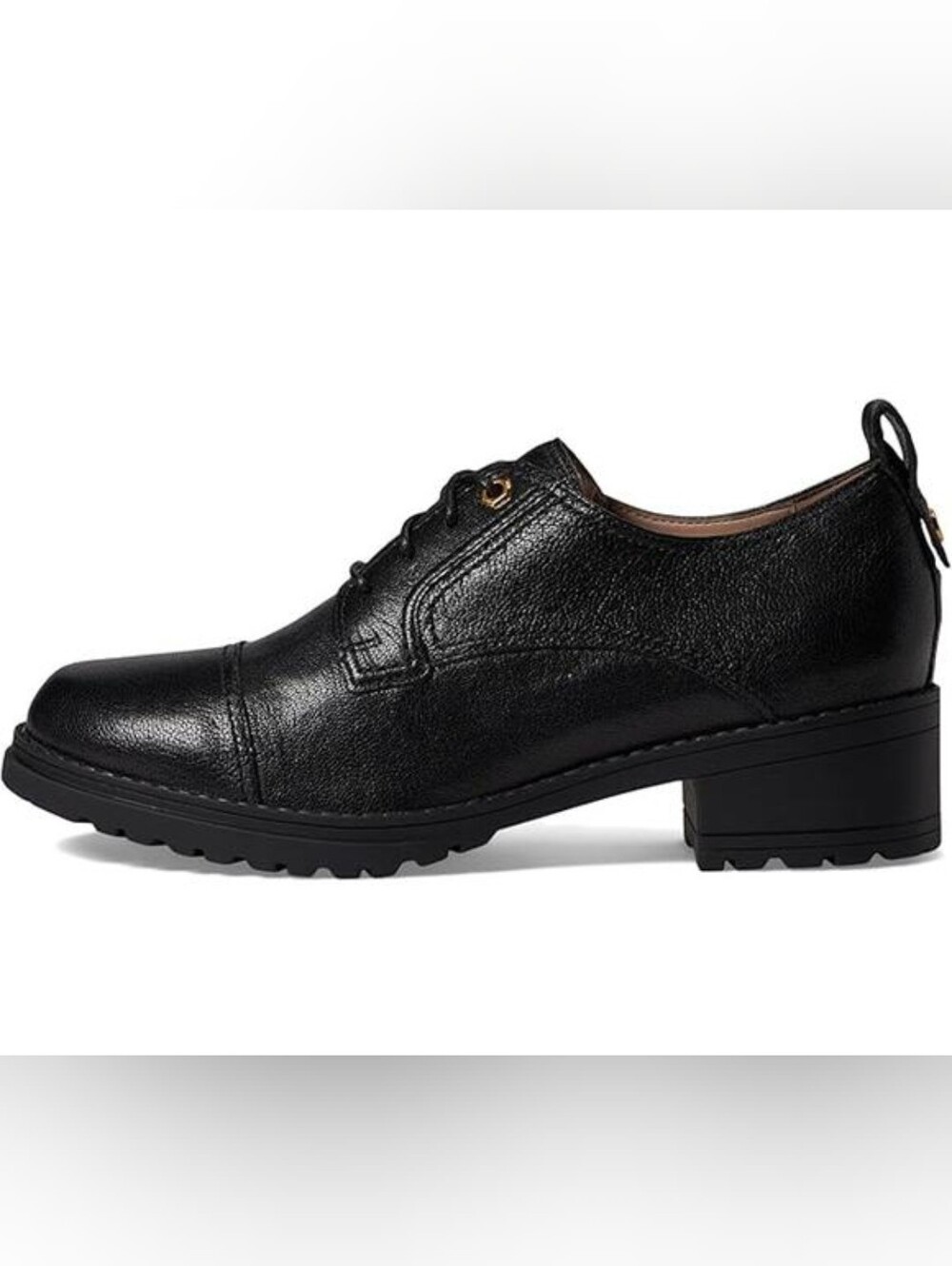 Cole Haan Women's Camea Oxford, Black Leather-8.5